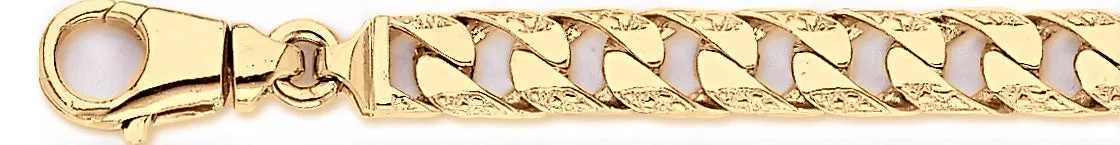 8.9mm Nugget Curb Link Bracelet