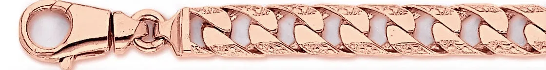 8.9mm Nugget Curb Link Bracelet