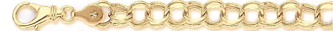8mm Light Charm Link Bracelet