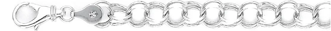 8mm Light Charm Link Bracelet
