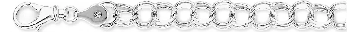 8mm Light Charm Link Bracelet