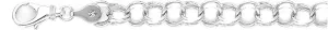 8mm Light Charm Link Bracelet