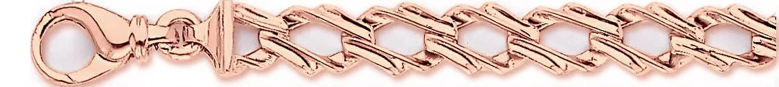 9.1mm Nugget Curb Link Bracelet