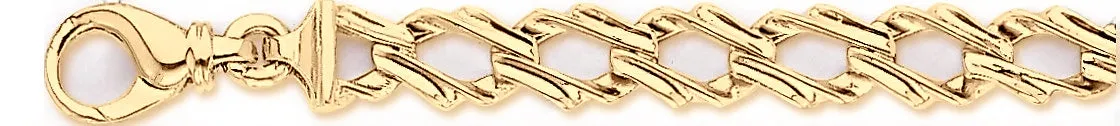 9.1mm Nugget Curb Link Bracelet