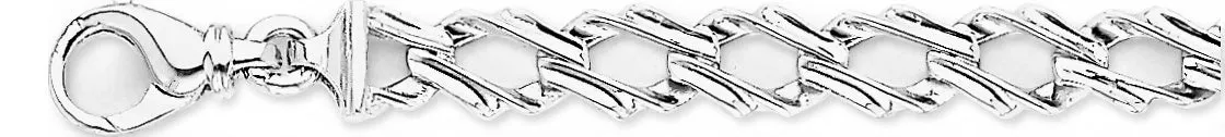 9.1mm Nugget Curb Link Bracelet