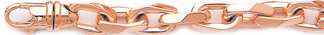 9.5mm Semi Rolo Chain Necklace