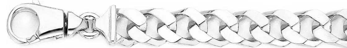 9.8mm Flat-Top Curb Link Bracelet