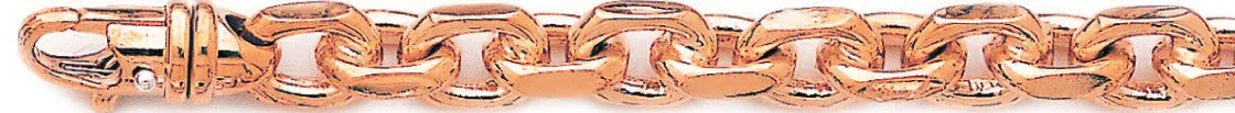 9mm Flat Elongated Rolo Link Bracelet