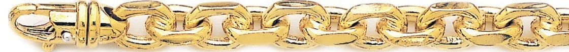 9mm Flat Elongated Rolo Link Bracelet