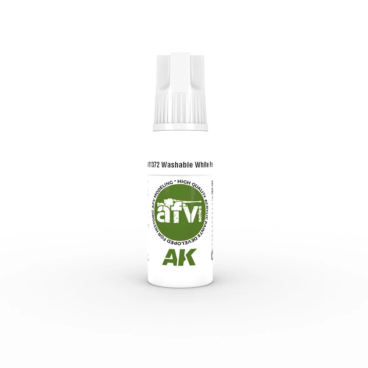 AK Interactive AFV Acrylics 17ml - Water Washable White