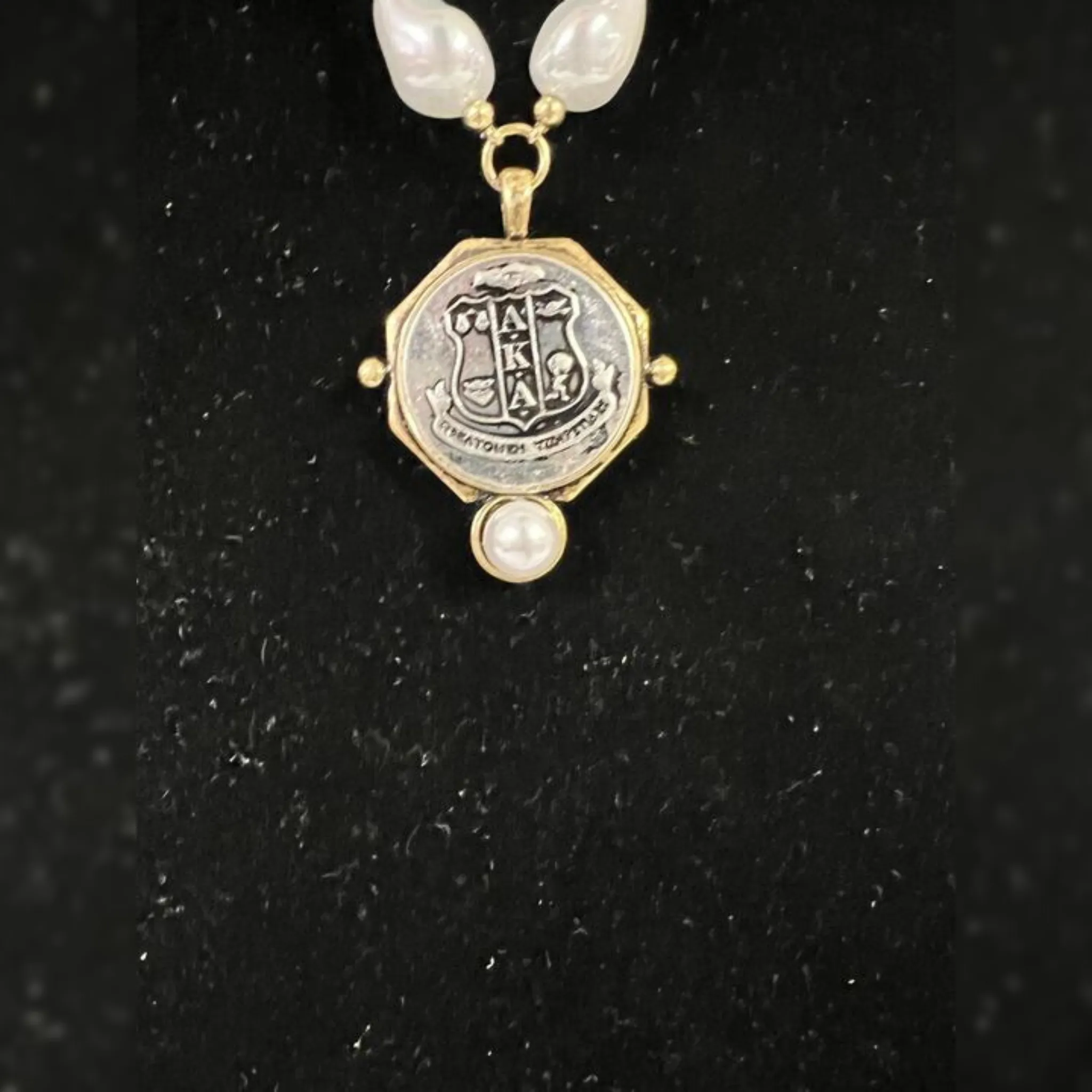AKA | Coin Shield Chain Pendant