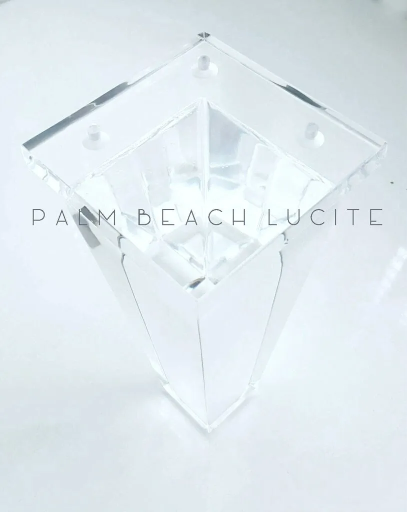 American Made Lucite Acrylic Furniture Legs - Choice of Size