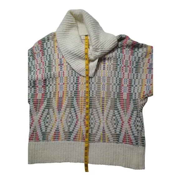 Anthropologie Sleeping on Snow Chalet Jacquard Sweater Size Large