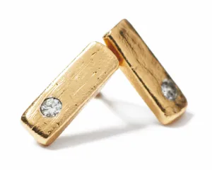 Bar with Diamond Stud
