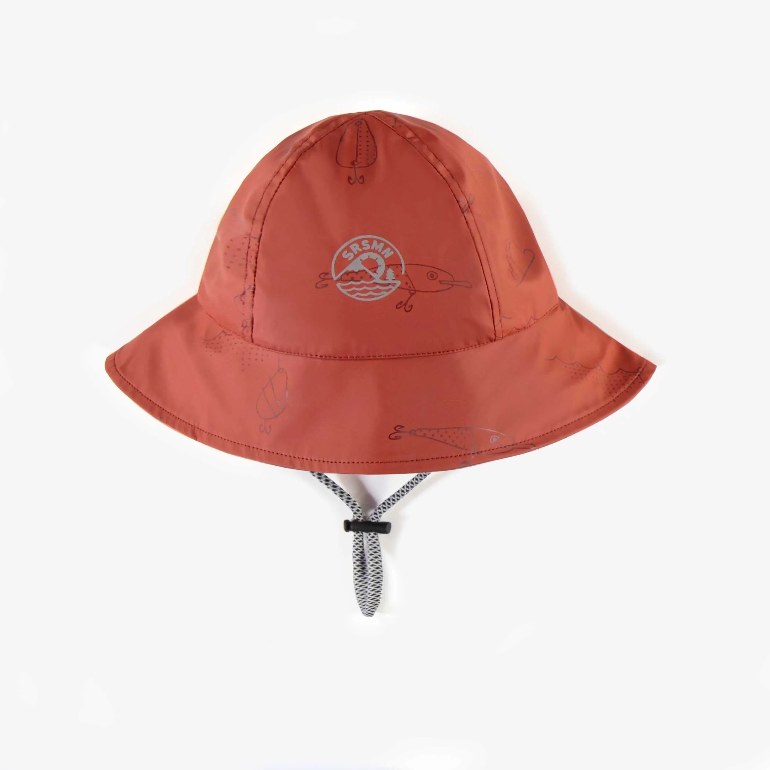 Chapeau de pluie rouille, bébé || Rust rain hat, baby