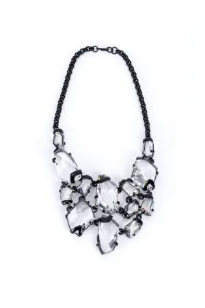Chunky Crystal Bib Necklace