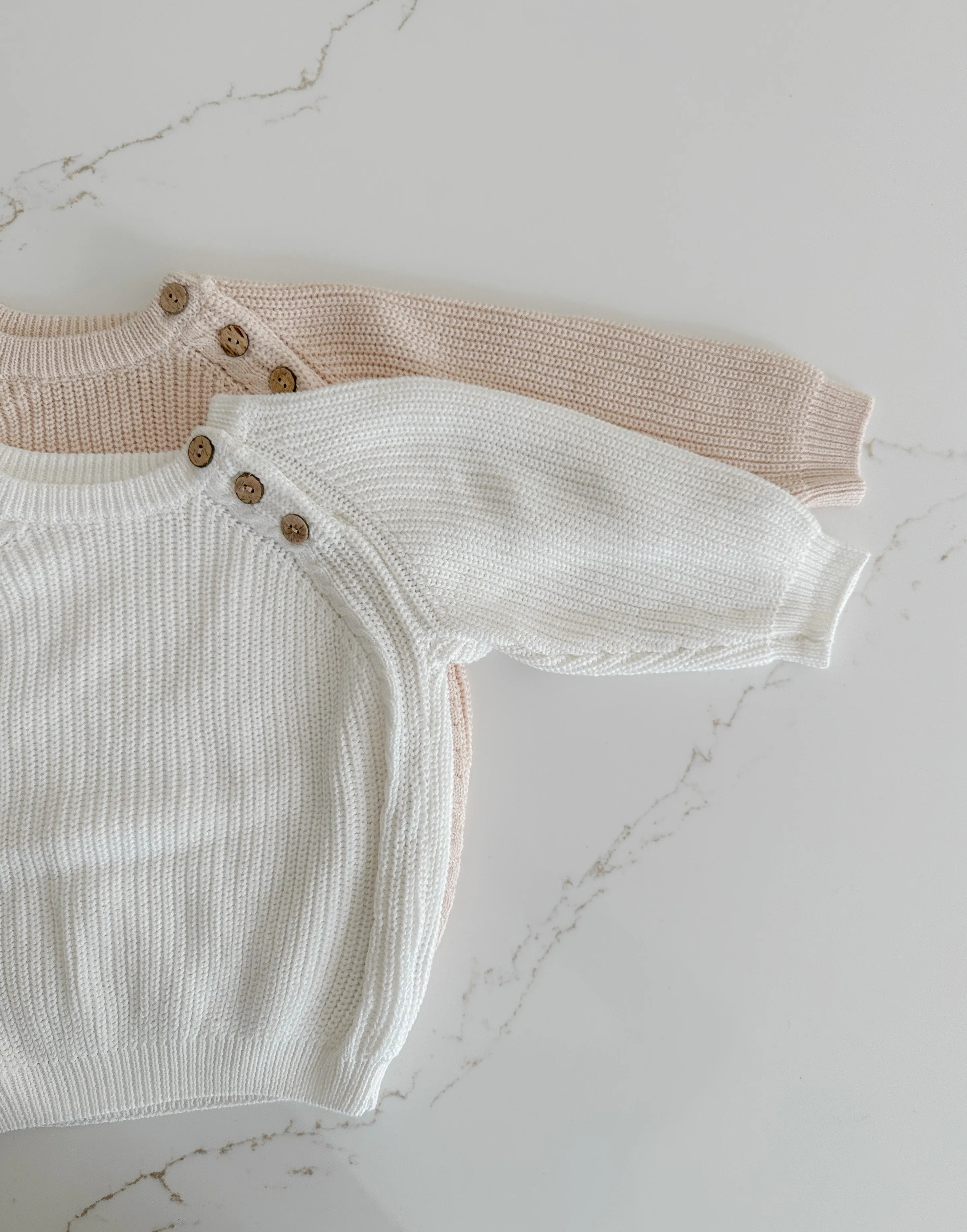 Chunky Knit Sweater - Oat