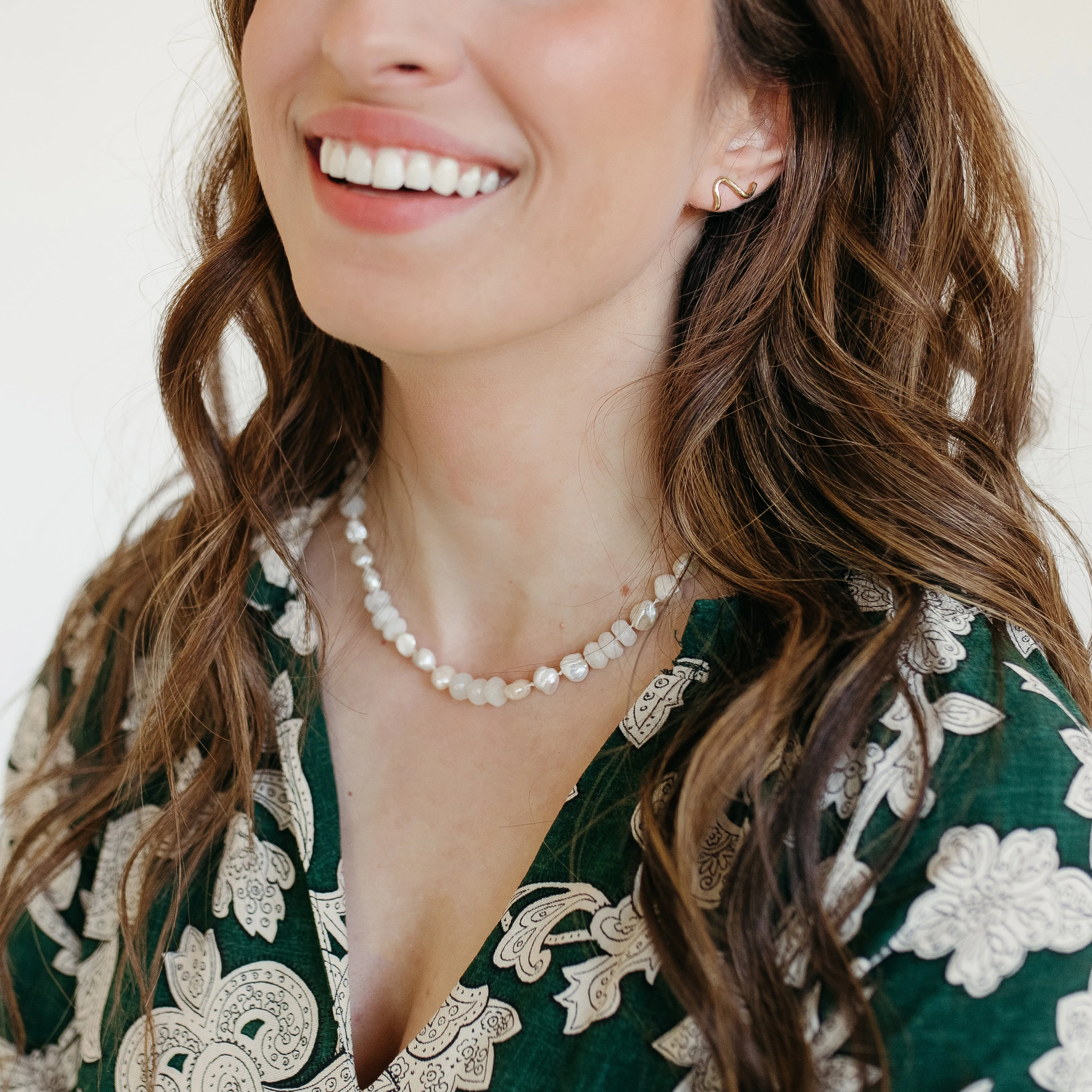 Cloud Beaded Necklace
