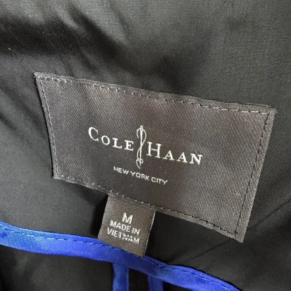 Cole Haan Women's Signature Packable Hooded Rain Jacket
