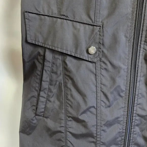 Cole Haan Women's Signature Packable Hooded Rain Jacket