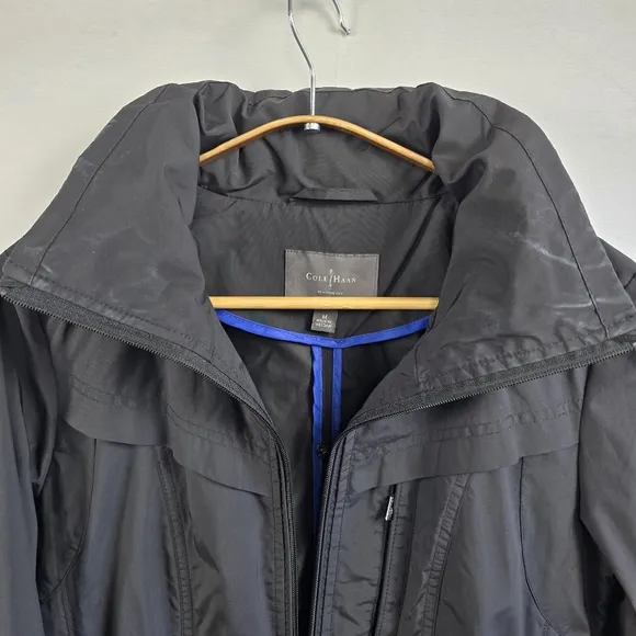 Cole Haan Women's Signature Packable Hooded Rain Jacket