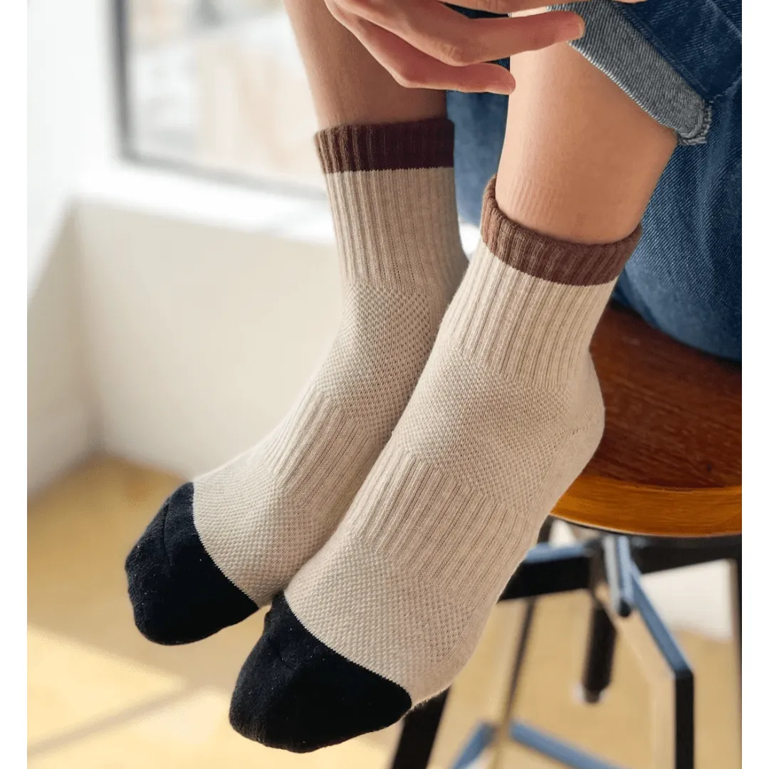 Color Block Girlfriend Socks