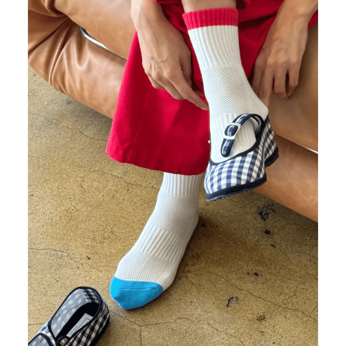 Color Block Girlfriend Socks