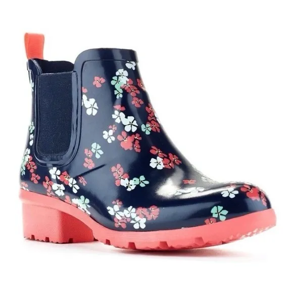🆕☔️{Cougar} Spring Flower Terri Rain Booties