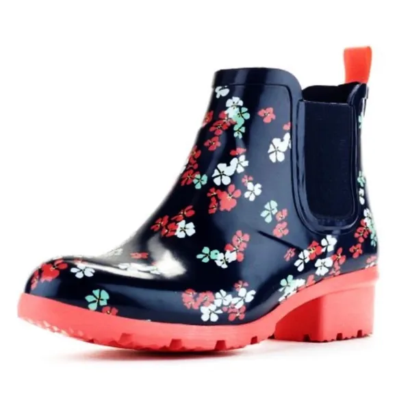 🆕☔️{Cougar} Spring Flower Terri Rain Booties