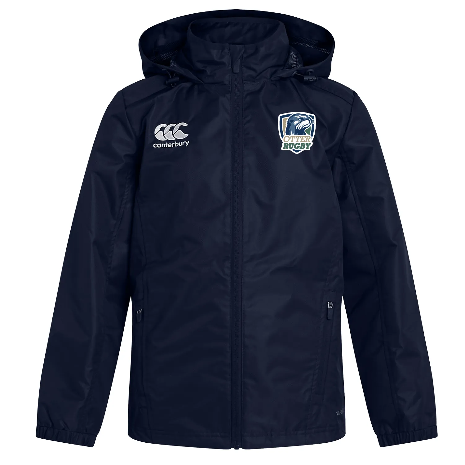 CSU Monterey Bay Otter Rugby Club Vaposhield Full Zip Rain Jacket by Canterbury