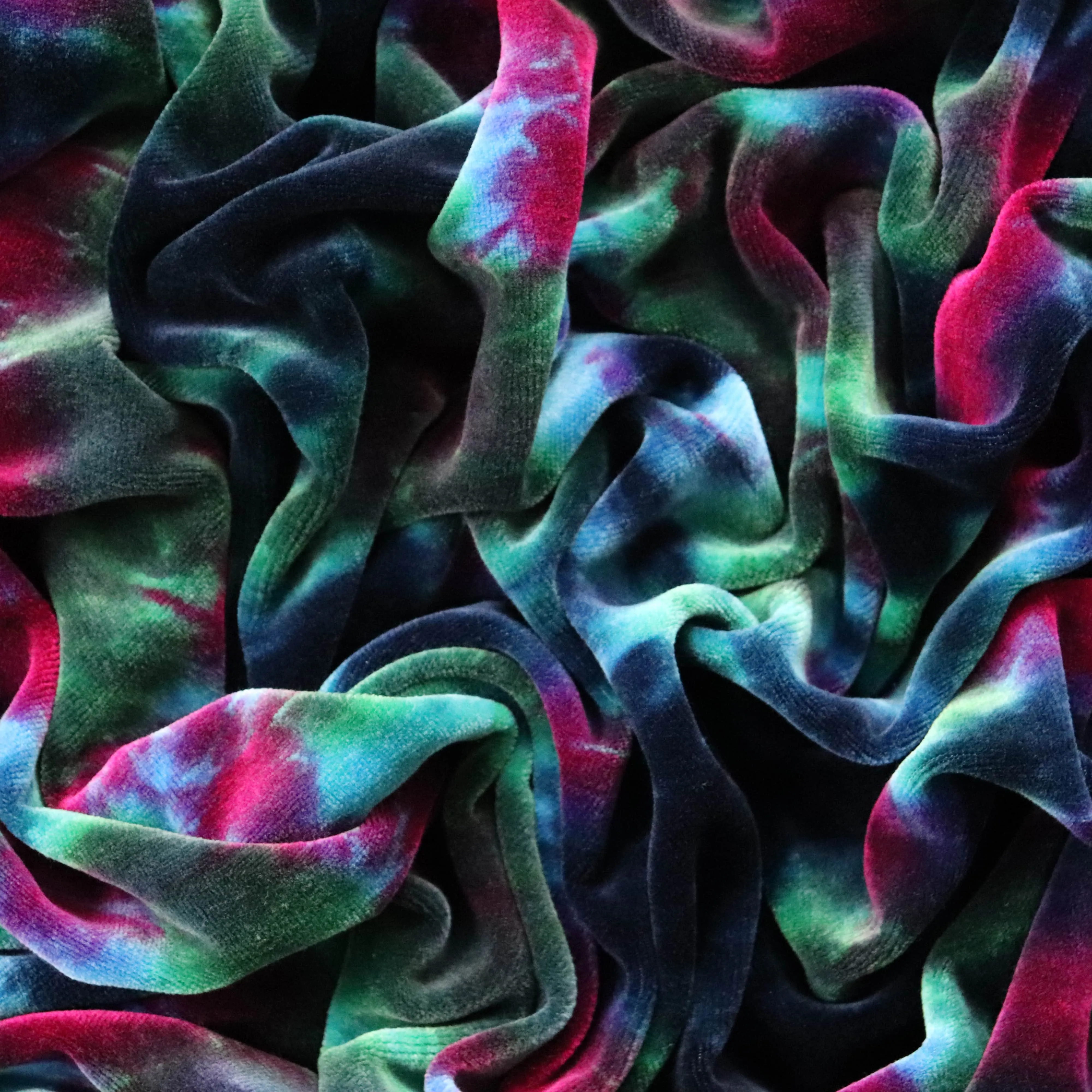 Custom Order - Hand Dye Bamboo Velour Darks