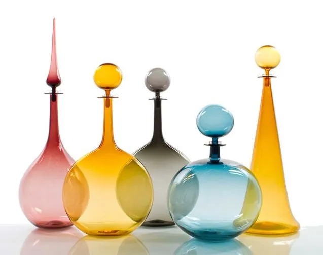 Decanter Flat Flask, Apricot  - Joe Cariati