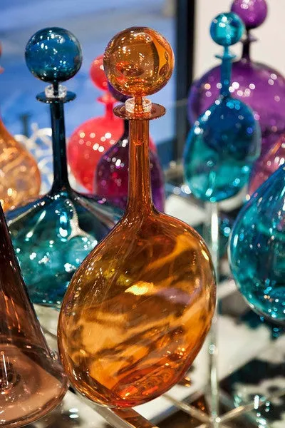 Decanter Flat Flask, Apricot  - Joe Cariati