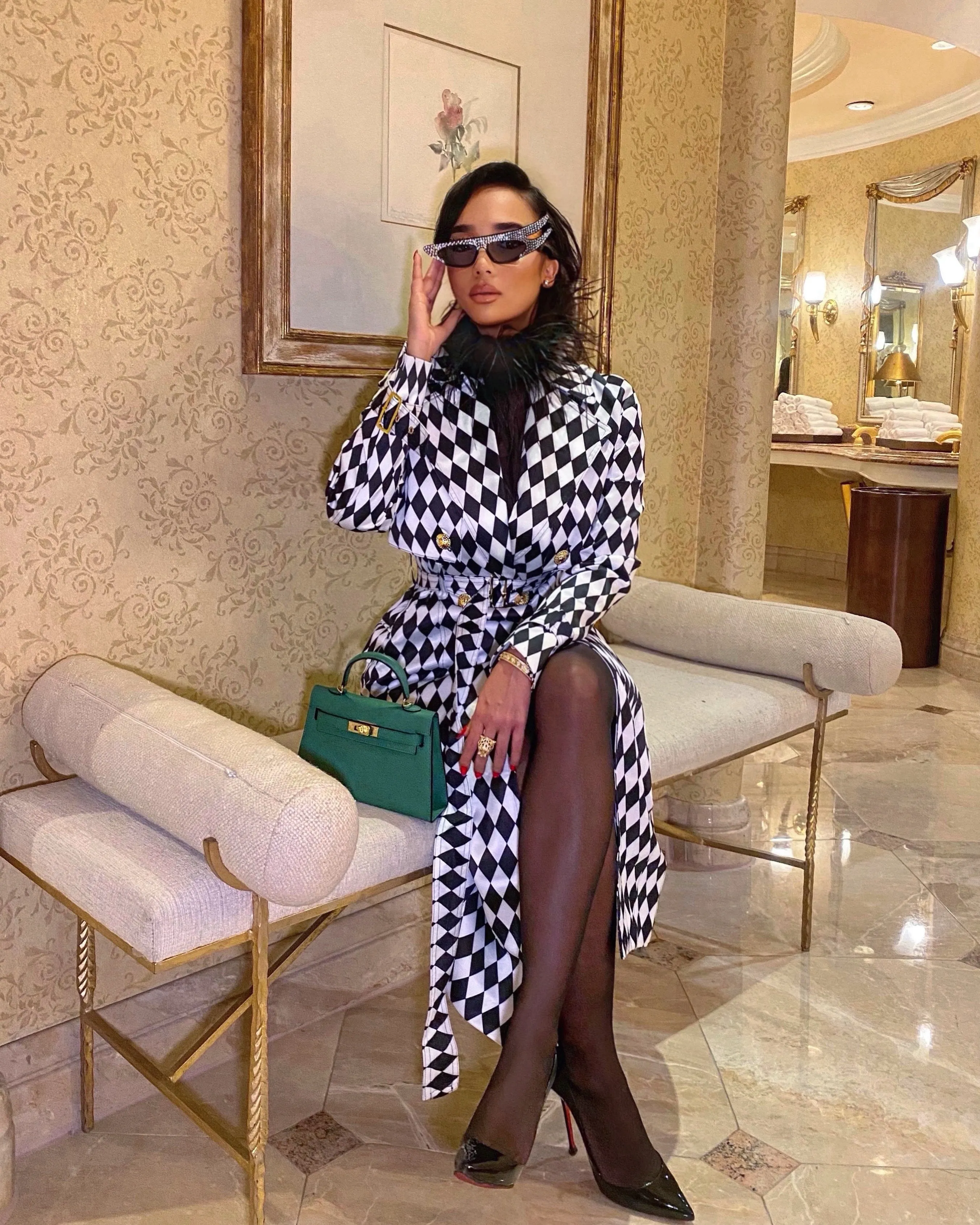 Diamonds are Forever Trench Coat