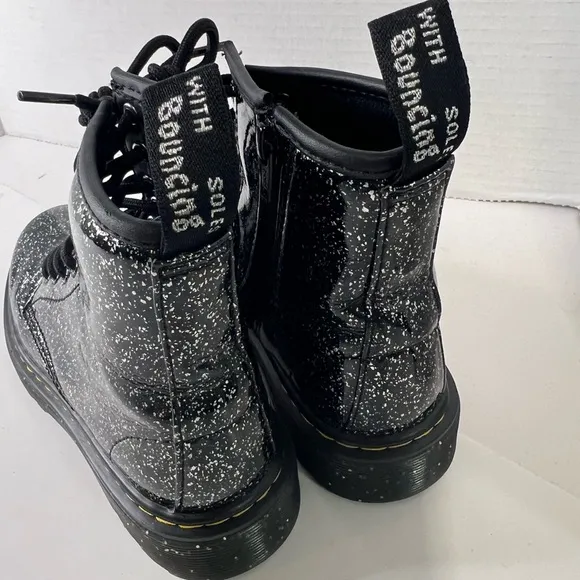 Dr. Martens Unisex-Child 1460 Glitter Lace Up Fashion Boot
