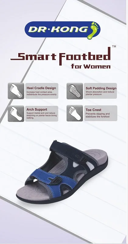 DR.KONG WOMEN TOTAL CONTACT SANDALS DK-S3001843-BLU(RP : $159)