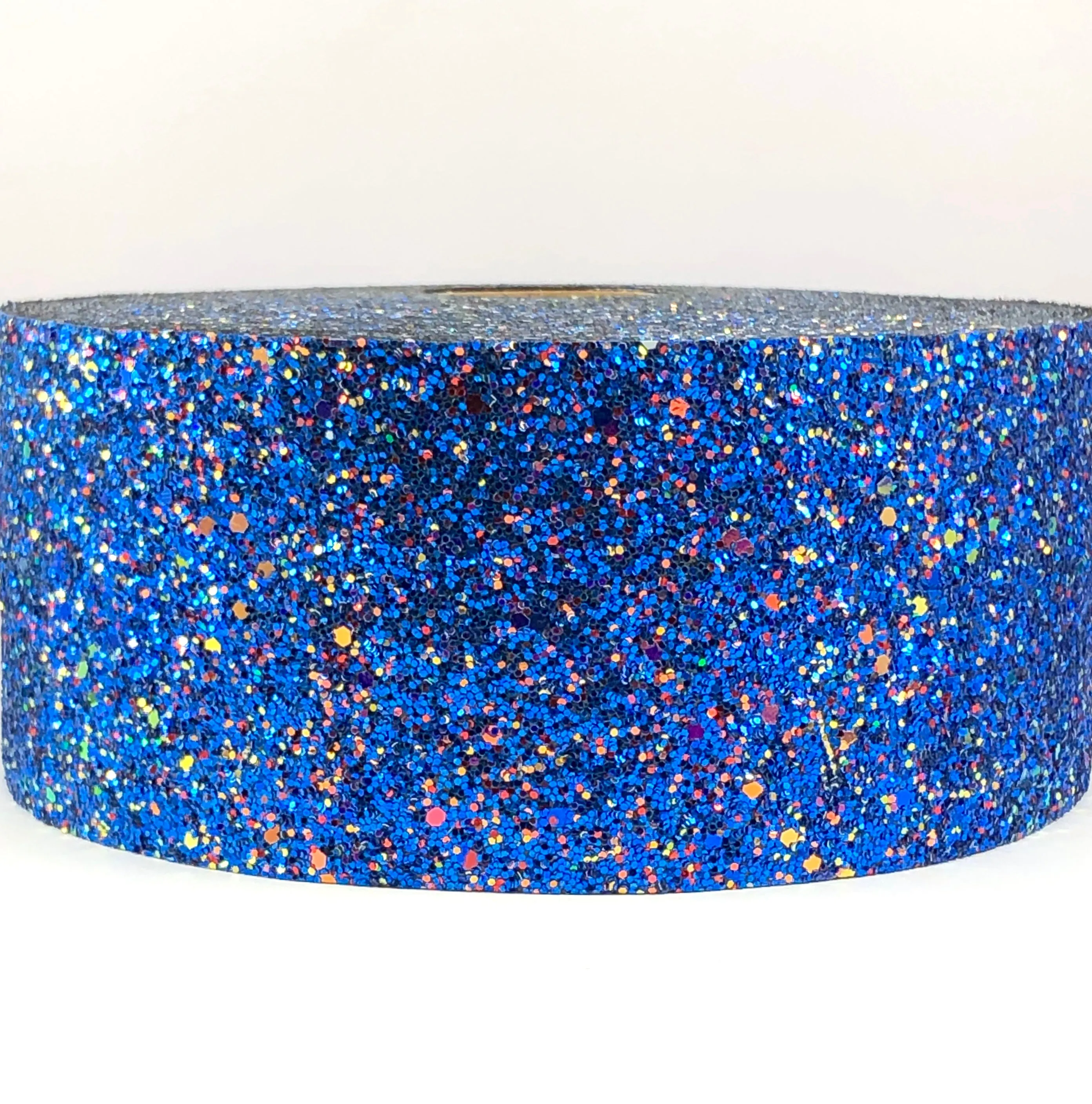 Electric Blue Chunky 3" Glitter Ribbon