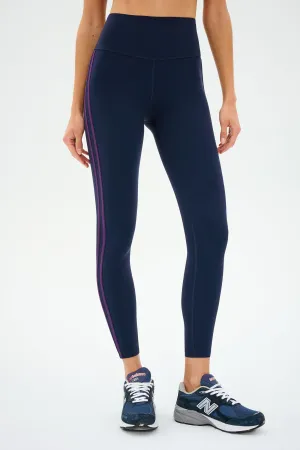 Ella High Waist Airweight 7/8 - Indigo/Black Currant