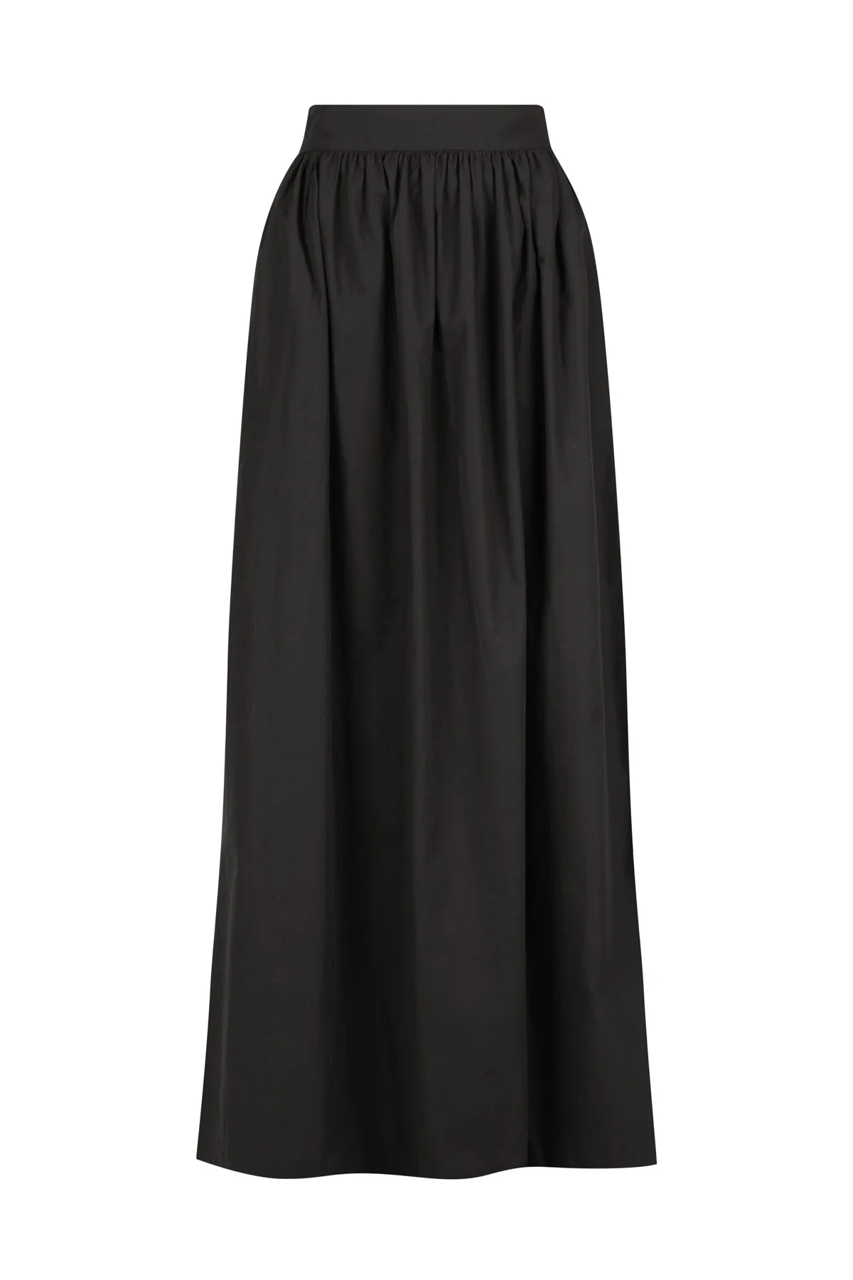 Exaggerated One Shoulder Crop | Maxi Skirt