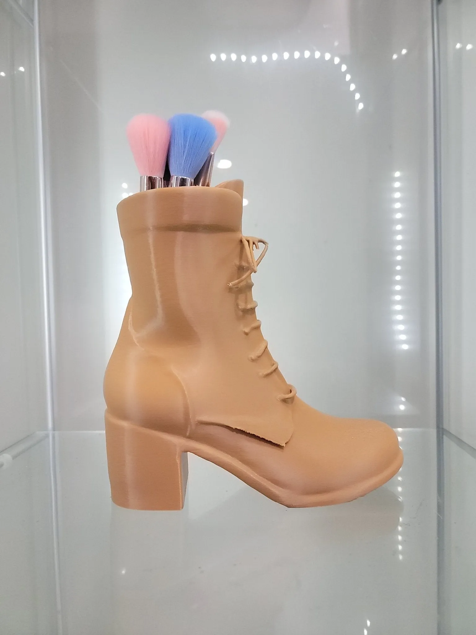 Fashion Boot Brush Holder - Step Into Glam!