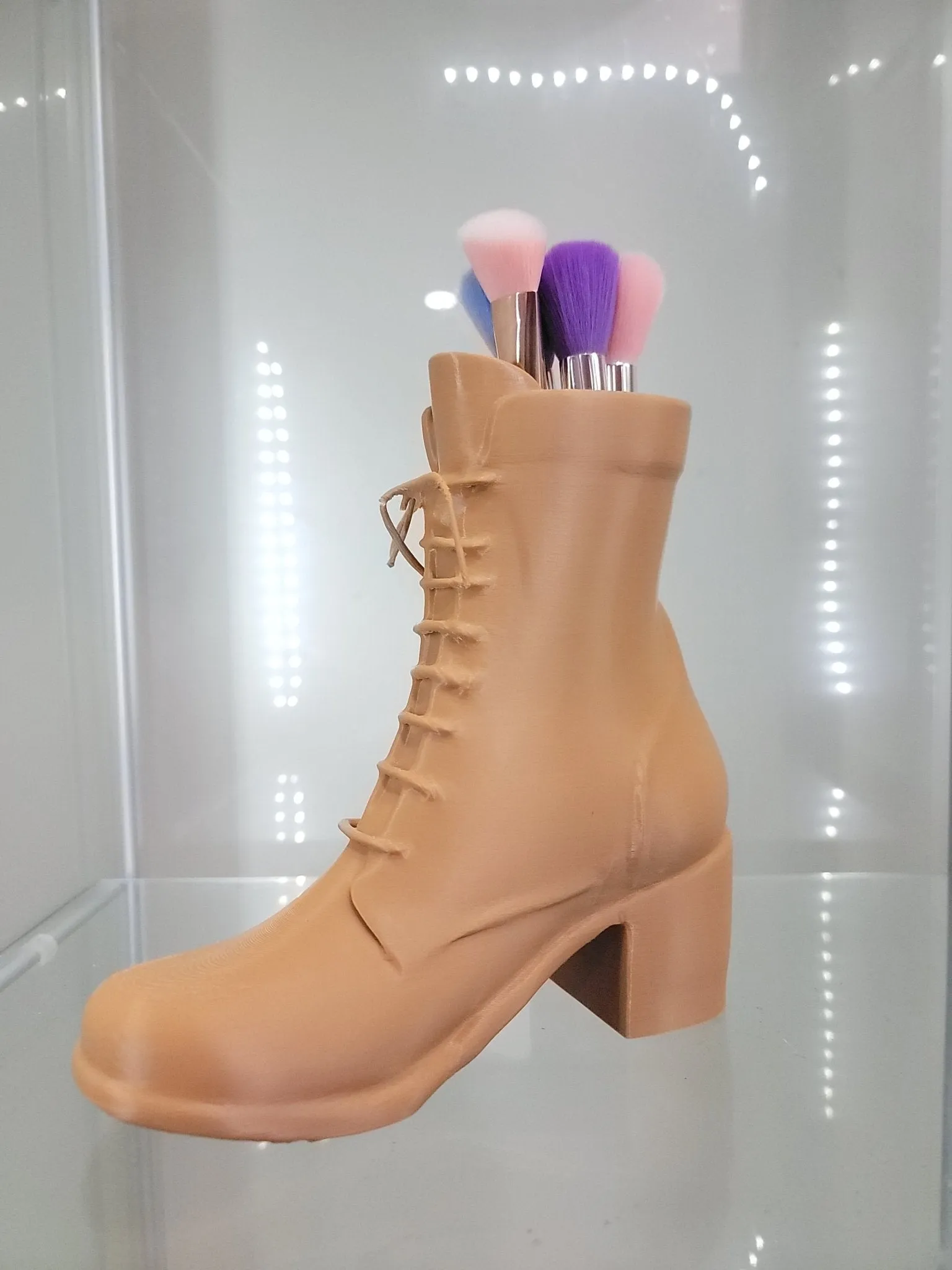 Fashion Boot Brush Holder - Step Into Glam!