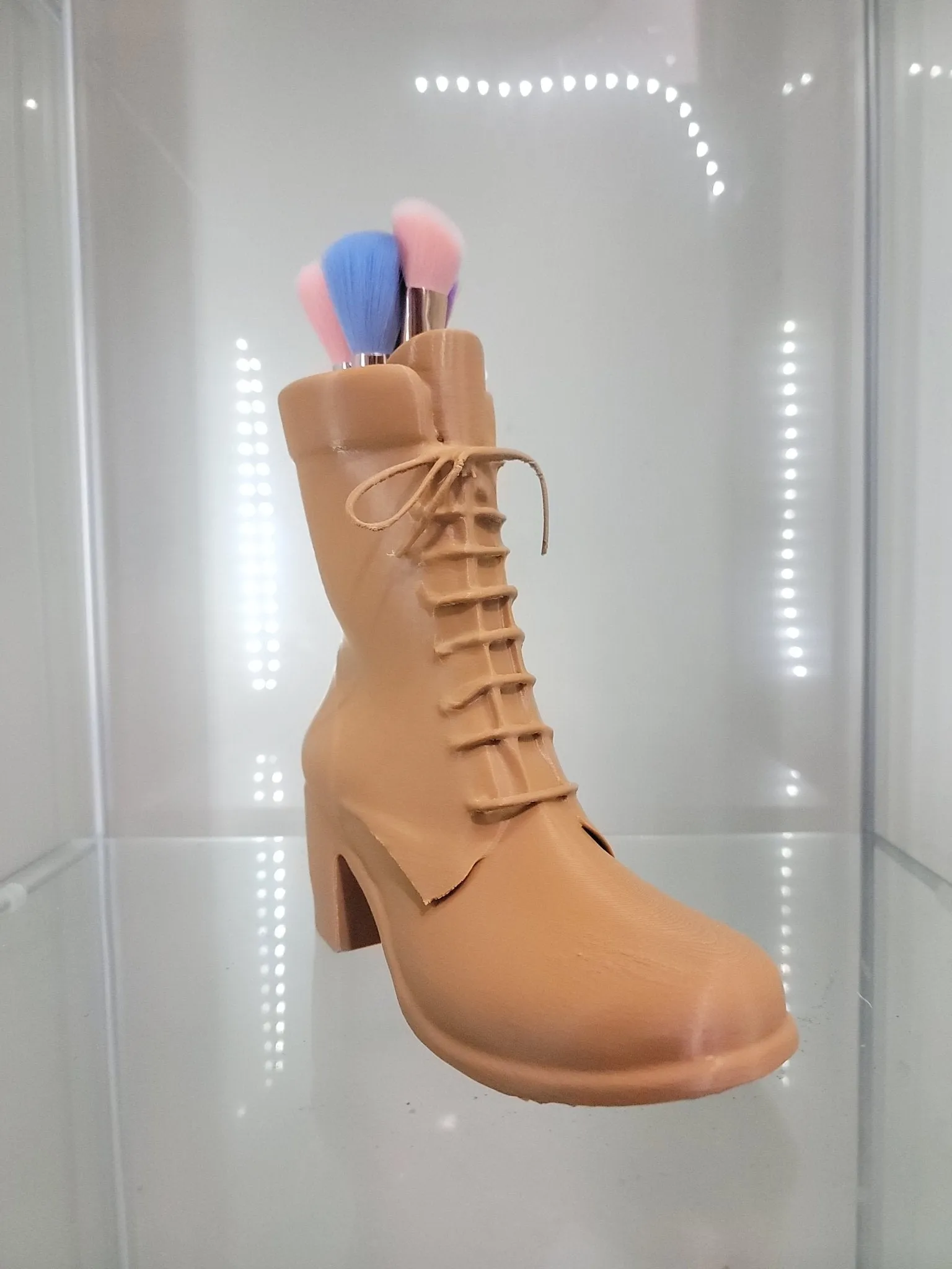 Fashion Boot Brush Holder - Step Into Glam!