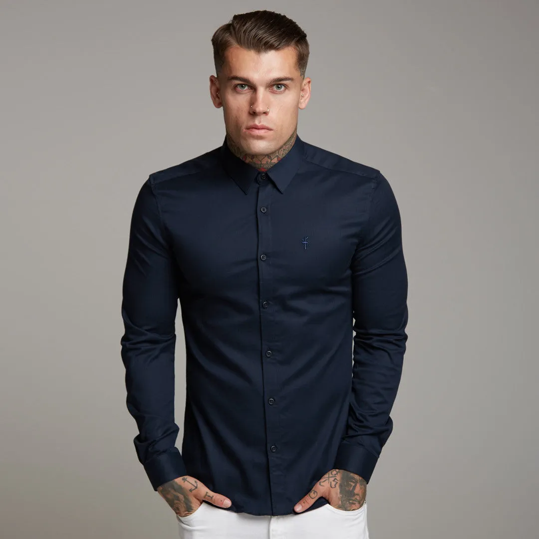 Father Sons Super Slim Luxe Ultra Stretch Classic Navy -  FS329