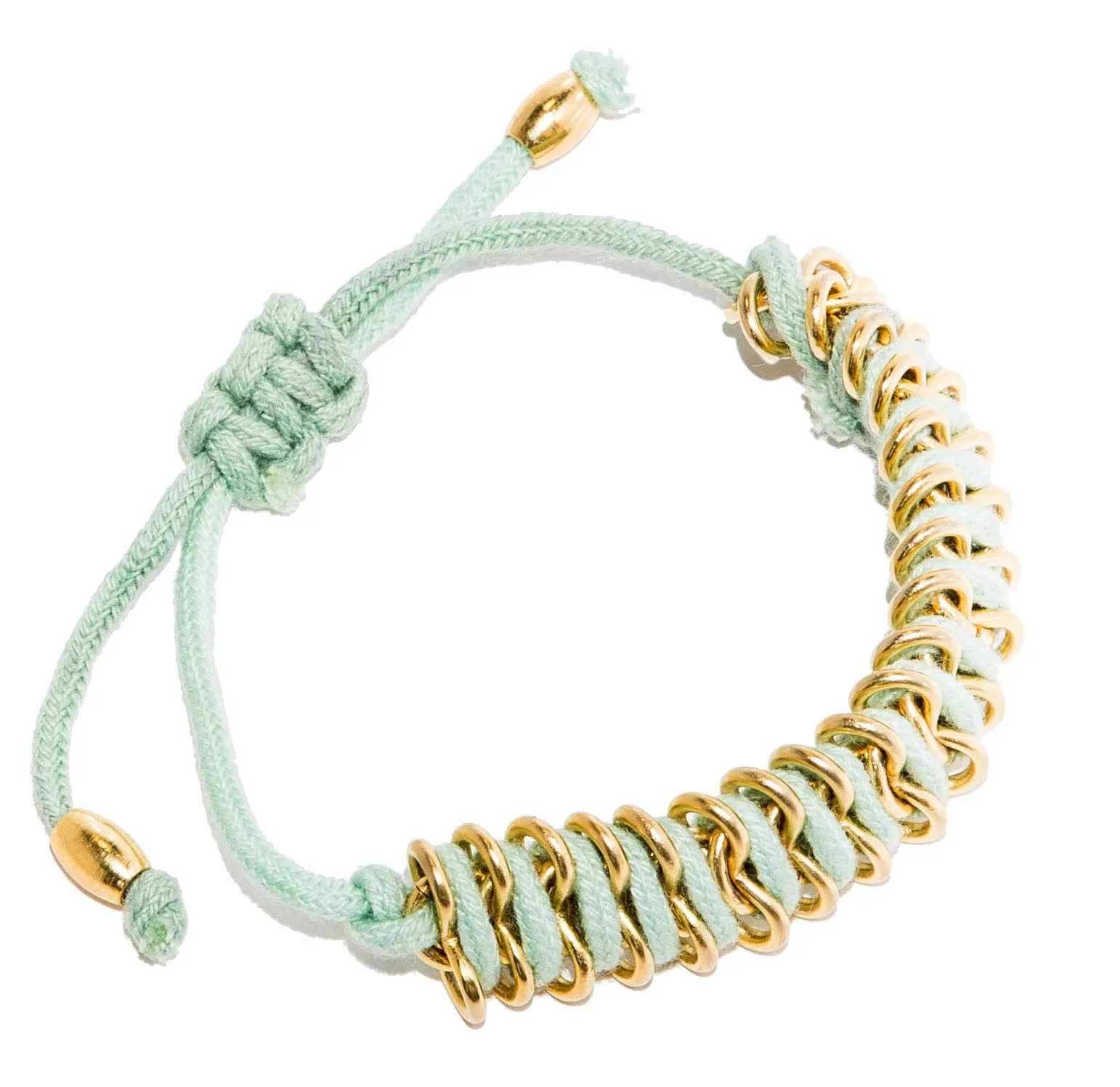 Fishtail Bracelet- Mint