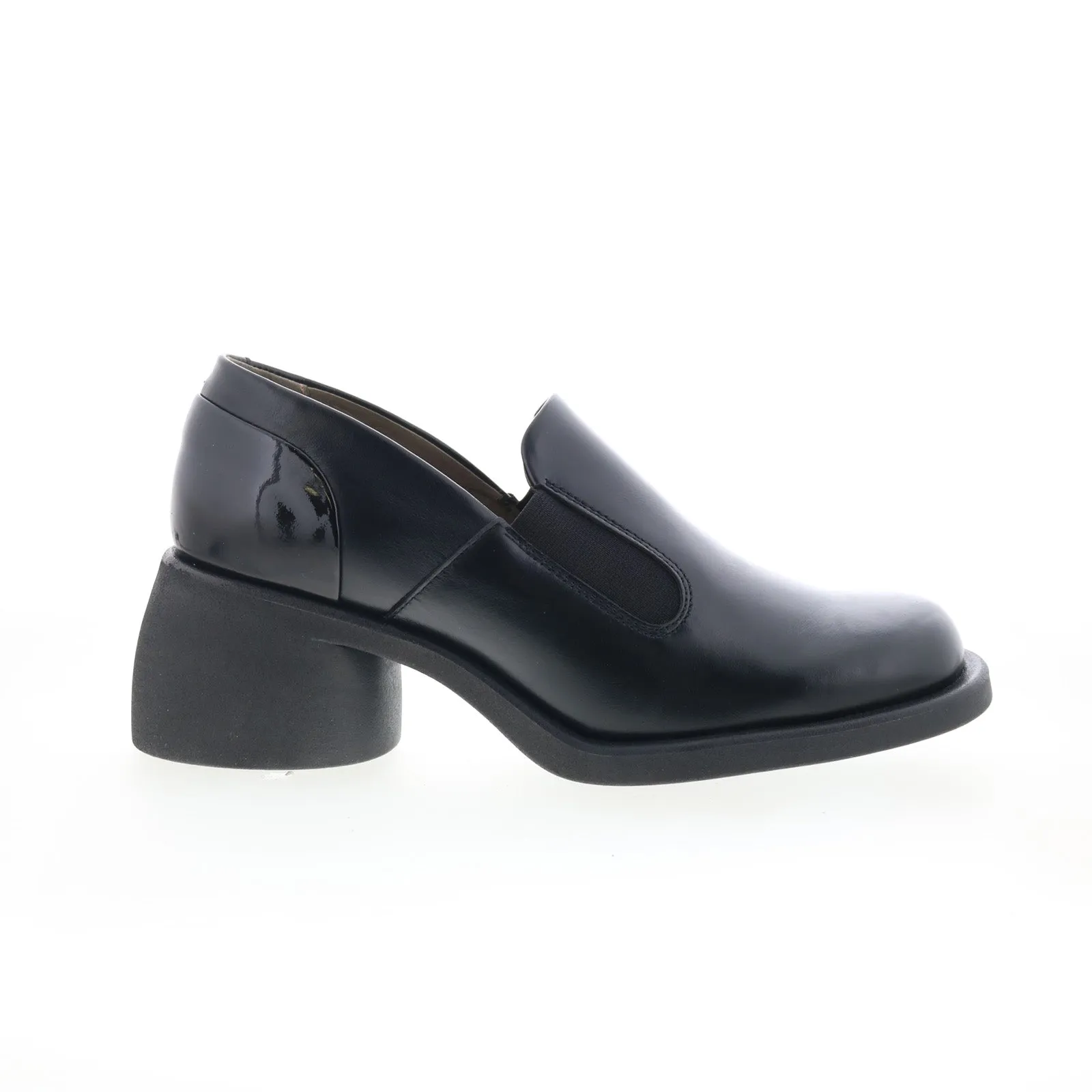Fly London Huch HUCH004FLY-004 Womens Black Loafers & Slip Ons Casual Shoes