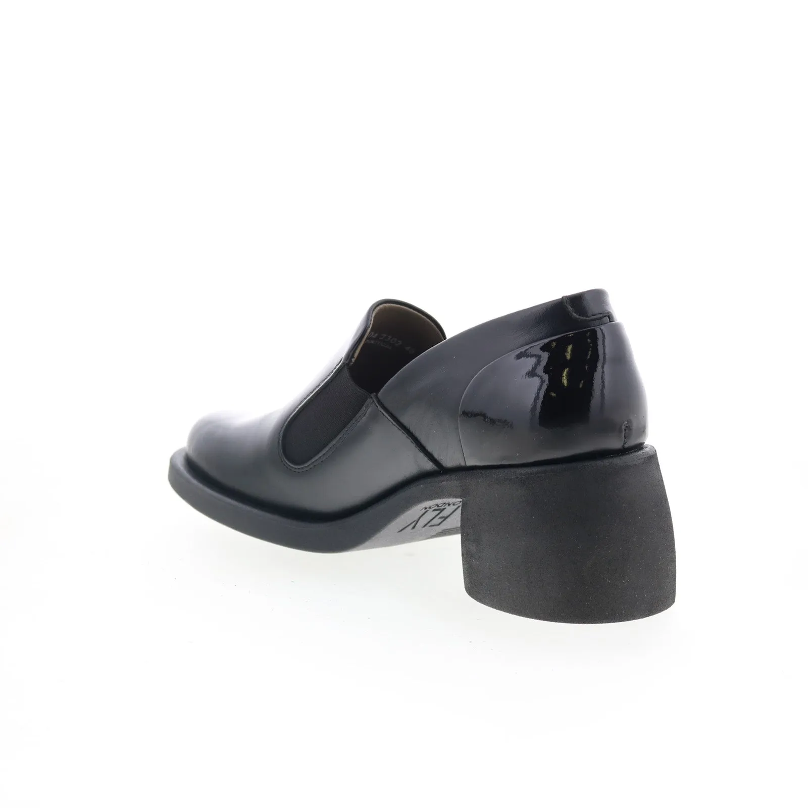 Fly London Huch HUCH004FLY-004 Womens Black Loafers & Slip Ons Casual Shoes