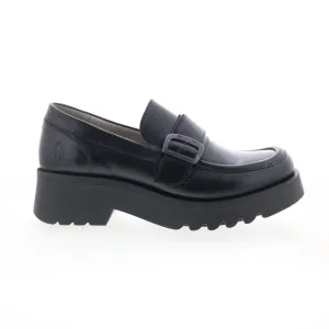 Fly London Maui MAUI973FLY-000 Womens Black Loafers & Slip Ons Casual Shoes