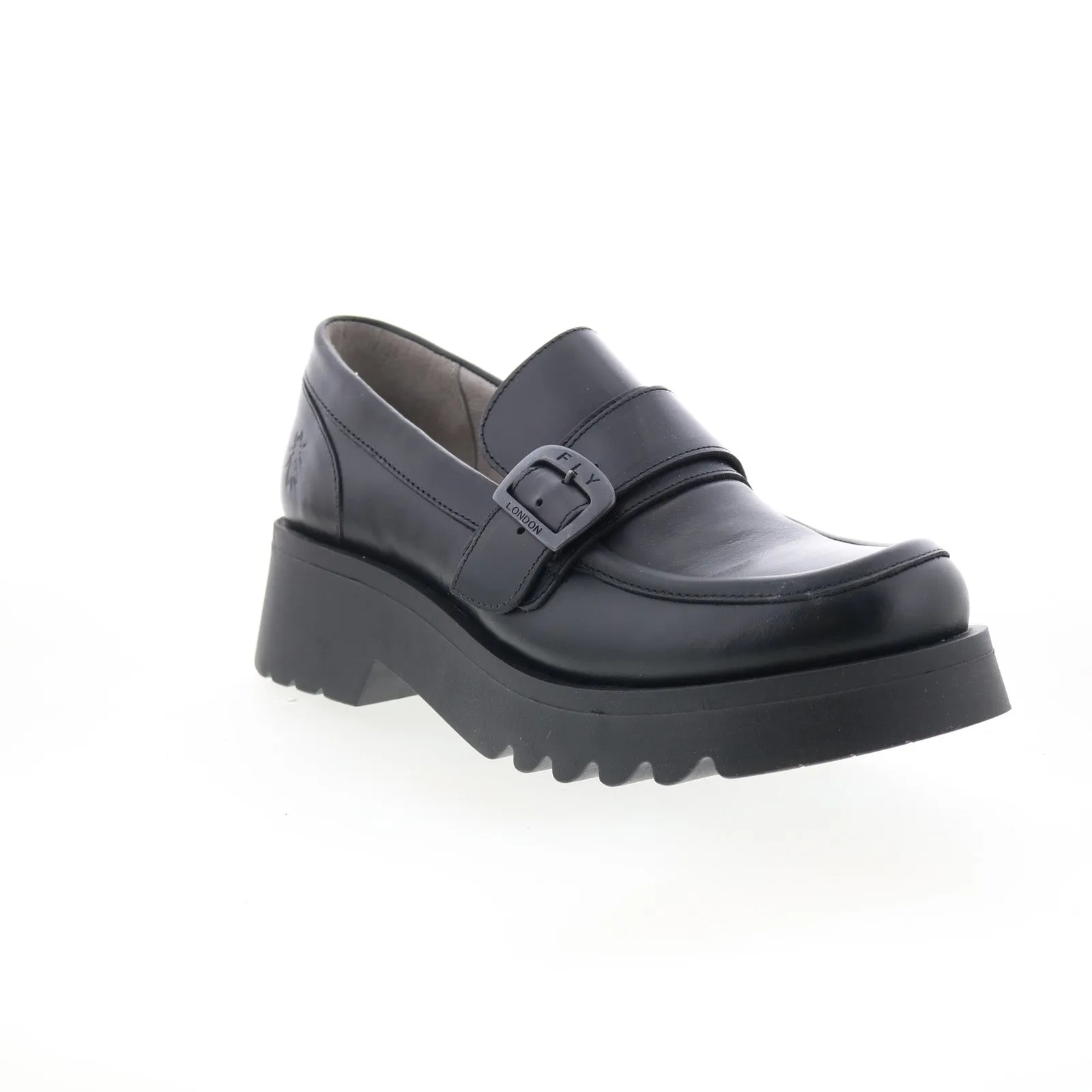 Fly London Maui MAUI973FLY-000 Womens Black Loafers & Slip Ons Casual Shoes