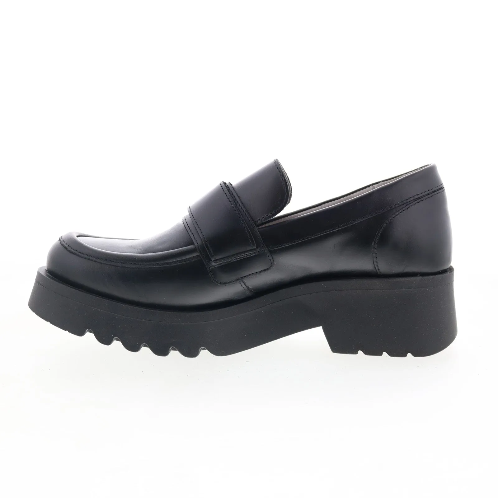 Fly London Maui MAUI973FLY-000 Womens Black Loafers & Slip Ons Casual Shoes