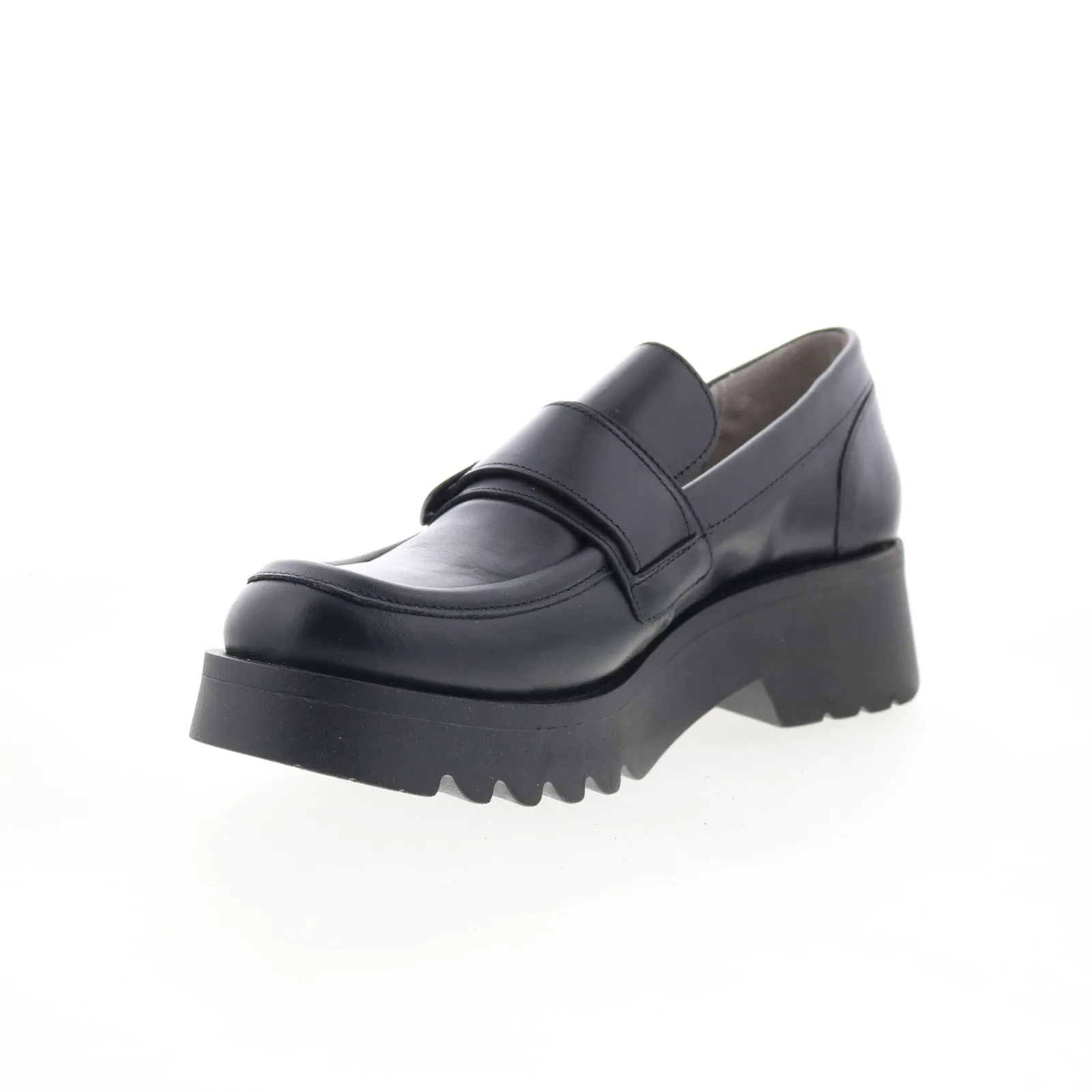 Fly London Maui MAUI973FLY-000 Womens Black Loafers & Slip Ons Casual Shoes